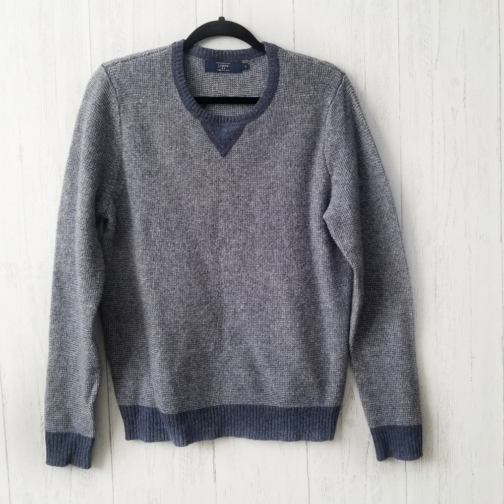 J. Crew Lambs Wool Crew Neck Sweater Size Small